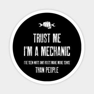 Trust me I'm a mechanic. Magnet